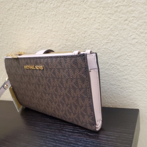 Michael kors Jet Set Double Zip Wristlet Wallet - Picture 4 of 10